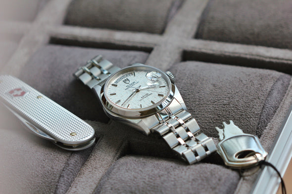 Tudor Prince Date-Day 76200 Linen Dial Full-set 2017 Watch