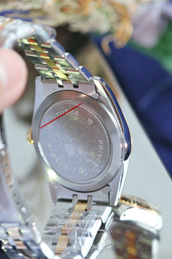 Tudor Prince Date-Day 76213 White Linen Dial watch