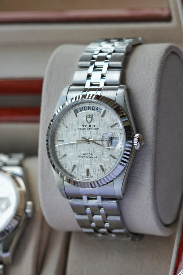 Tudor Prince Date-Day 76214 Automatic Linen dial watch