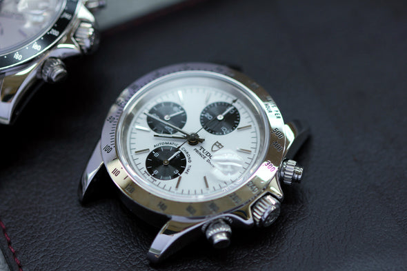 Tudor Prince Date Chronograph 79280 White Dial Watch