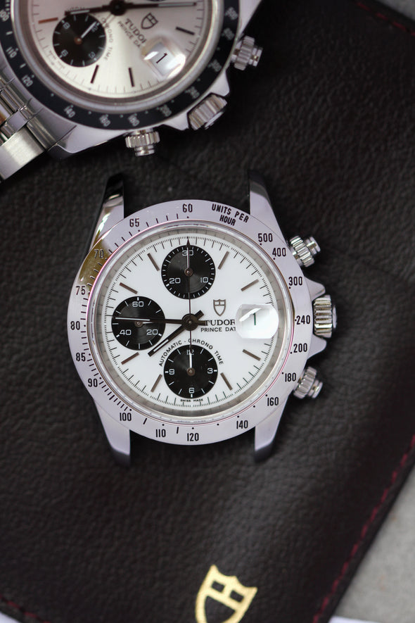 Tudor Prince Date Chronograph 79280 White Dial Watch