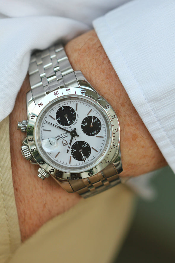Tudor Prince Date Chronograph 79280 White Dial Watch 2007 Full-Set