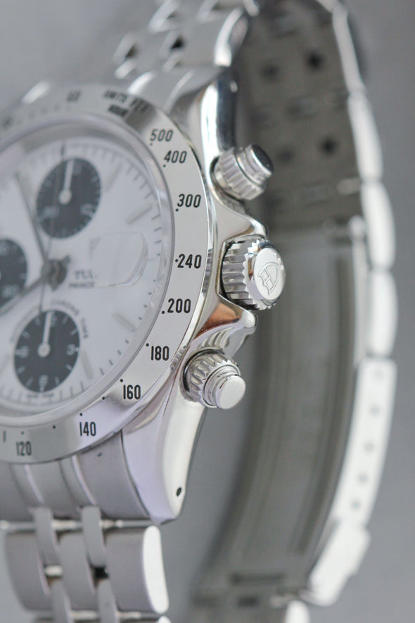 Tudor Prince Date Chronograph 79280 White Dial Watch