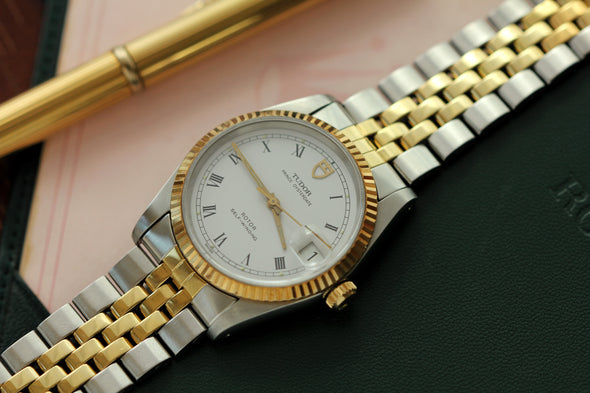 Tudor Prince Oysterdate on White Ceramic Dial