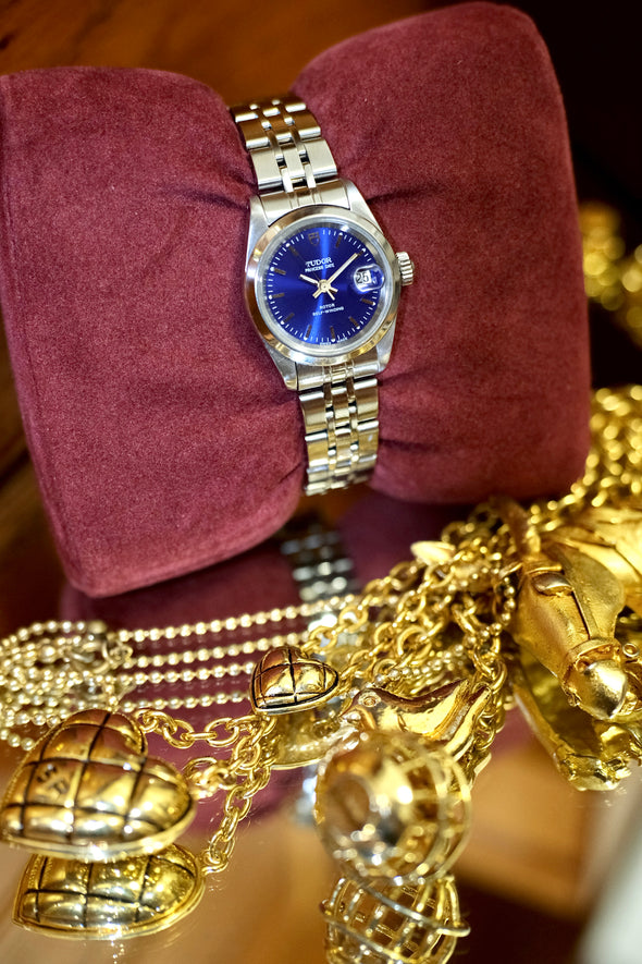 Tudor Princess Date Blue Dial Ref: 92400 Lady watch