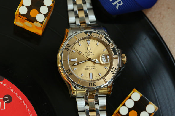 Tudor Hydronaut 89193 Gold Dial Watch Full-Set
