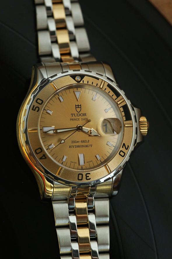 Tudor Hydronaut 89193 Gold Dial Watch Full-Set