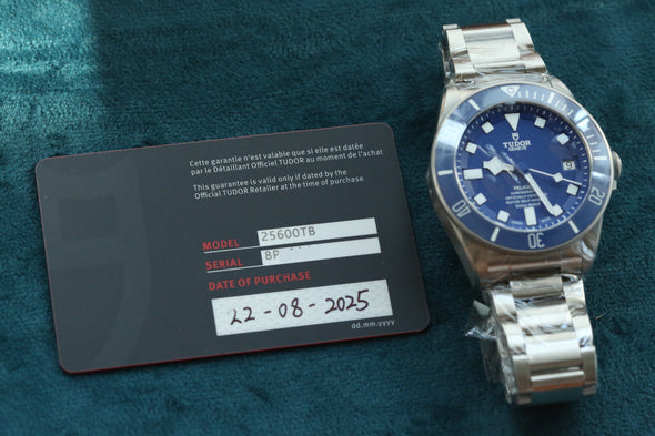 Tudor Pelagos Blue Dial 25600TB NOS
