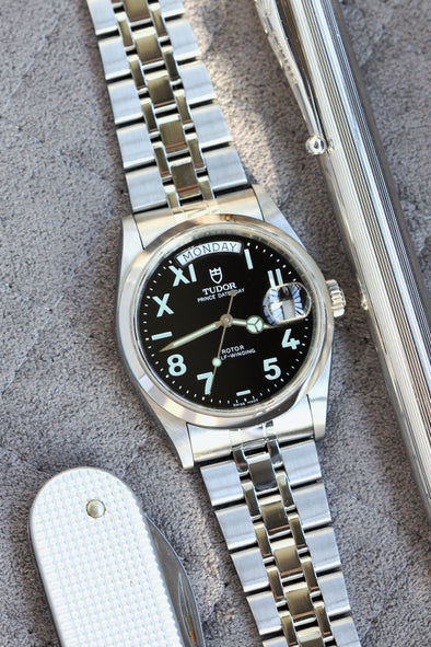 Tudor Prince Date-Day 76200 ultra-rare "California" dial Watch Full-Set