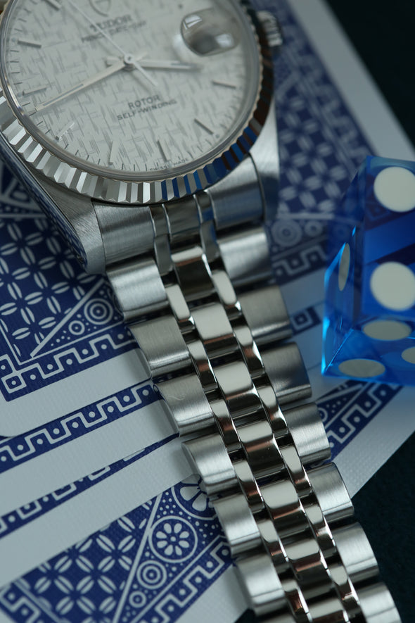 Tudor Prince Date-Day 76214 Linen dial watch