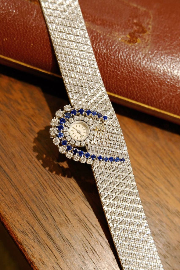 Vacheron Constantin Sapphire and Diamonds Bracelet Ladies Watch