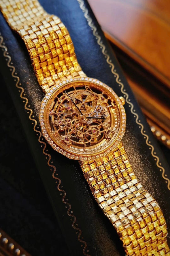 Vacheron Constantin Yellow Gold Skeleton Watch