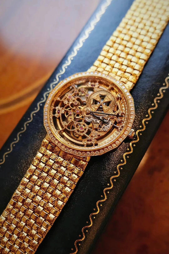 Vacheron Constantin Yellow Gold Skeleton Watch