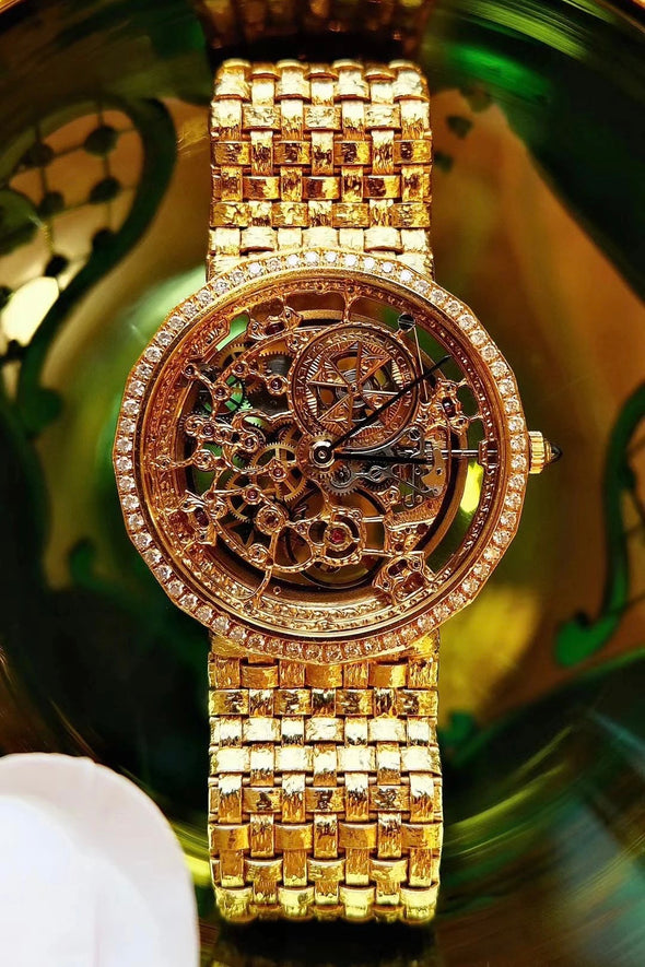 Vacheron Constantin Yellow Gold Skeleton Watch