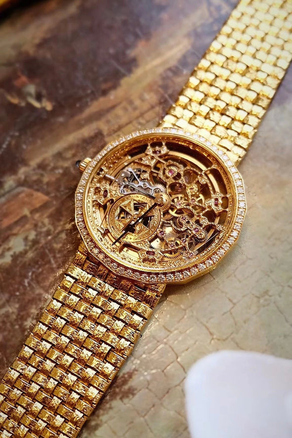 Vacheron Constantin Yellow Gold Skeleton Watch