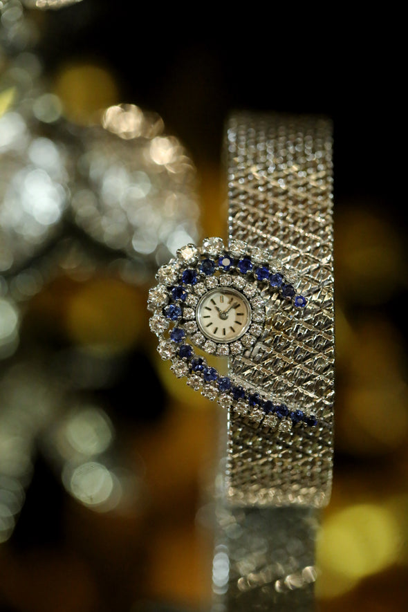 Vacheron Constantin Sapphire and Diamonds Bracelet Ladies Watch