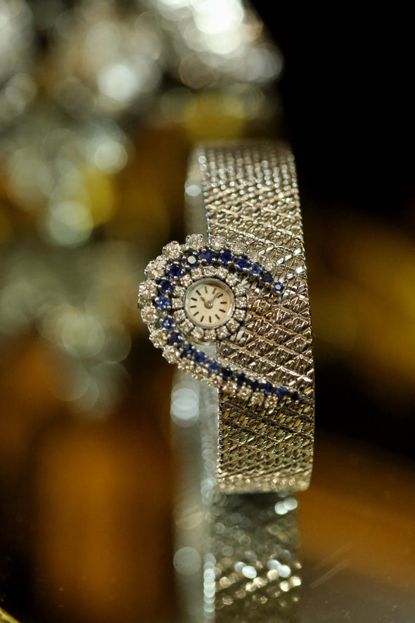 Vacheron Constantin Sapphire and Diamonds Bracelet Ladies Watch