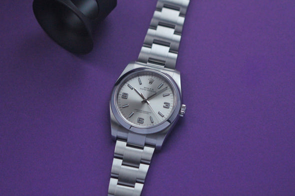 Rolex Oyster Perpetual 116000 Silver Dial Full-Set Watch Made in 2014