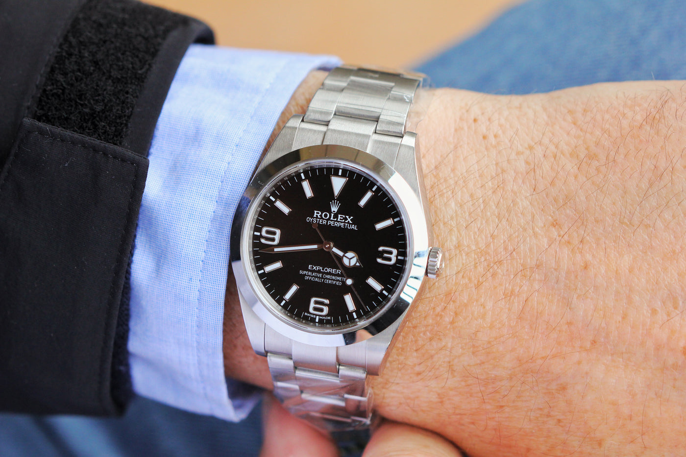 Rolex 214270 wrist 2025