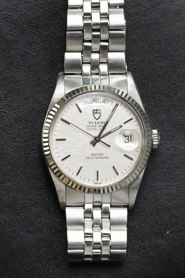 Tudor Vintage Oyster Date 94614 Linen Dial watch 1990 Circa