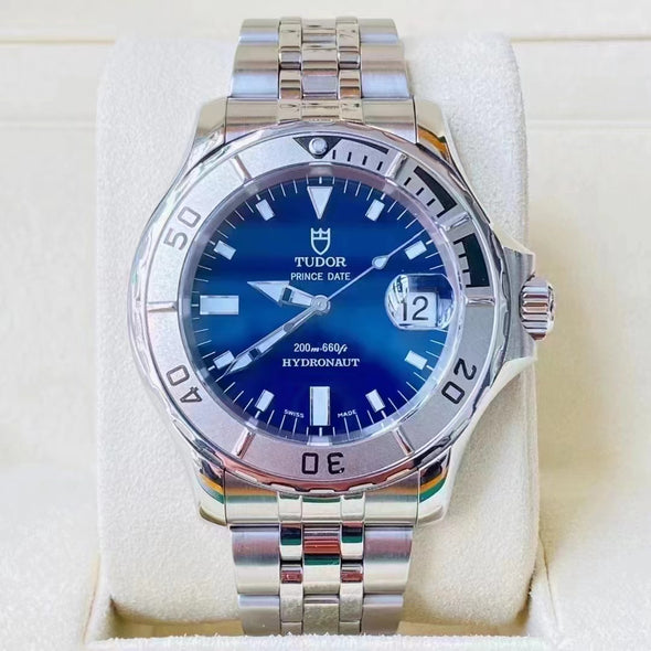 Tudor Hydronaut 89190P blue dial watch