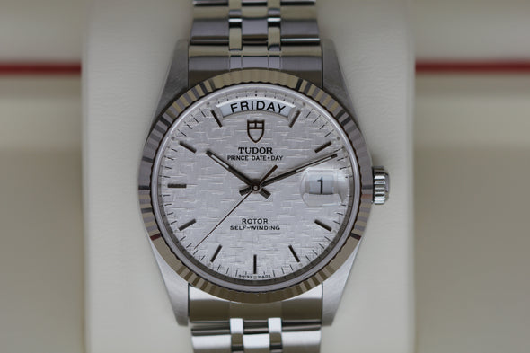 Tudor Prince Date-Day 76214 Automatic Linen dial watch