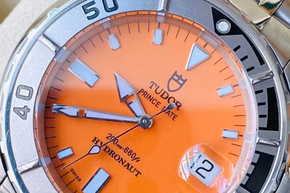 Tudor Hydronaut 89190P Orange dial watch