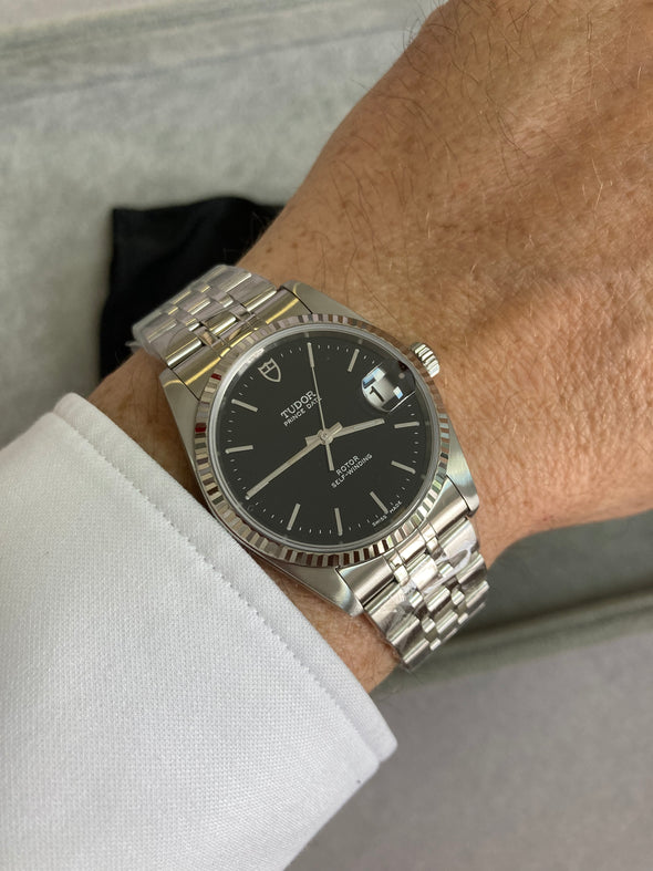 Tudor Prince Day 74034 Black Dial Watch