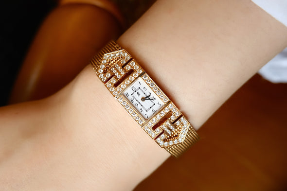 Audemars Piguet Lady's diamond Art deco watch