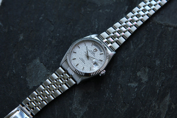 Tudor Prince Date-Day 76214 Automatic Linen dial watch
