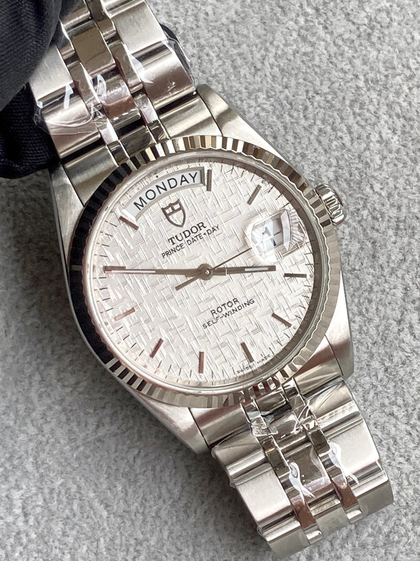 Tudor Prince Date-Day 76214 Automatic Linen dial watch