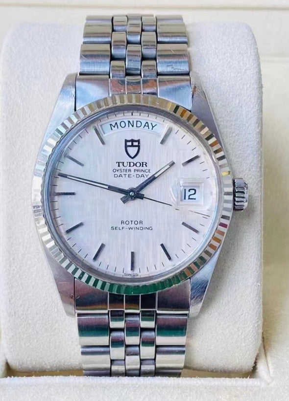Tudor Prince Day-Date 76214 rare blue dial Watch