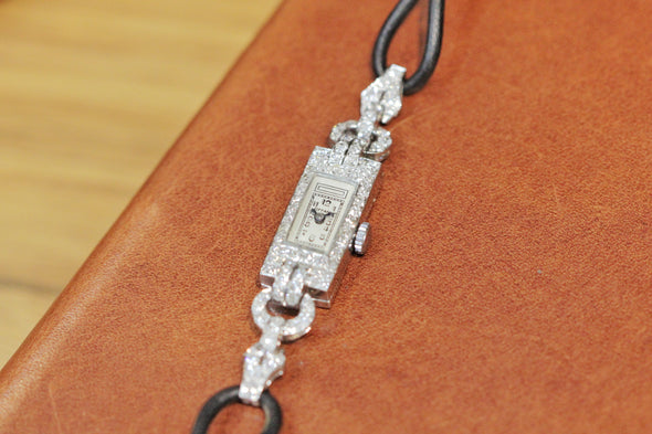 Tiffany & Co lady's diamond cocktail watch