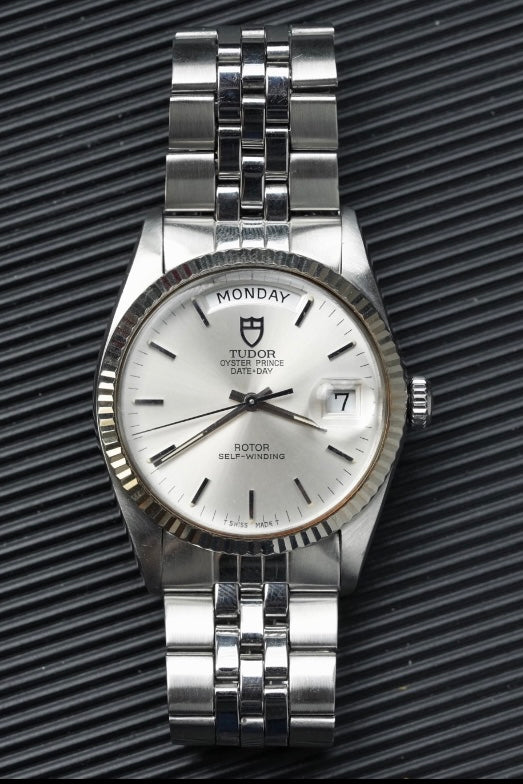 Tudor Vintage Oyster Date 94614 Silver Dial watch 1990 Circa