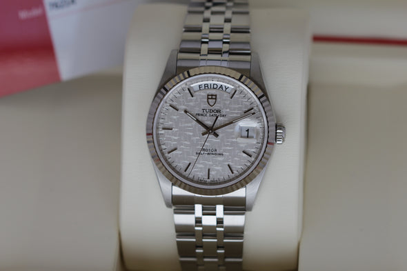 Tudor Prince Date-Day 76214 Automatic Linen dial watch