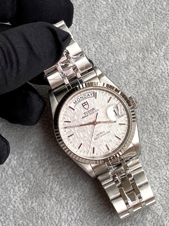 Tudor Prince Date-Day 76214 Automatic Linen dial watch