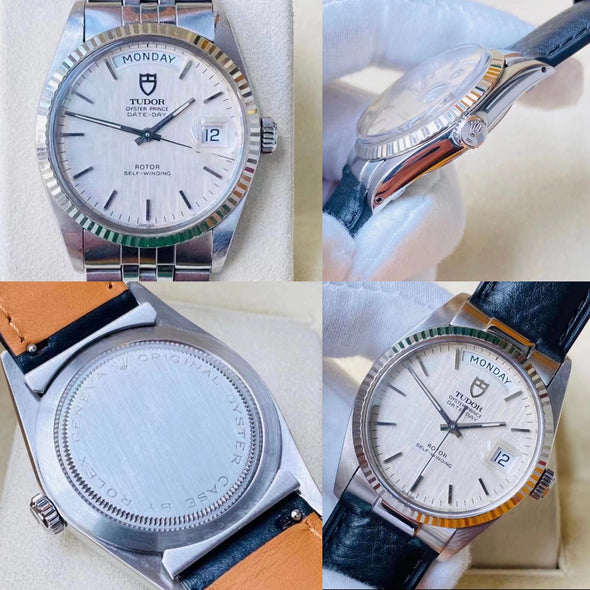 Tudor Prince Day-Date 76214 rare blue dial Watch