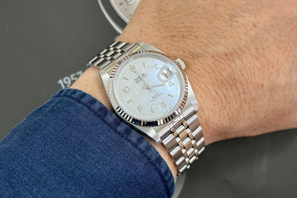 Tudor Prince Day 74034 Rare Mother of Pearl dial watch