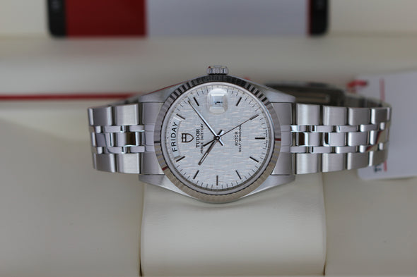 Tudor Prince Date-Day 76214 Automatic Linen dial watch