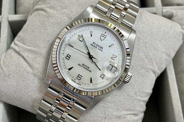 Tudor Prince Day 74034 Rare Mother of Pearl dial watch