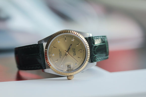 Tudor Prince Date 74033 rare diamond dial Watch