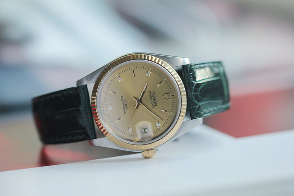 Tudor Prince Date 74033 rare diamond dial Watch
