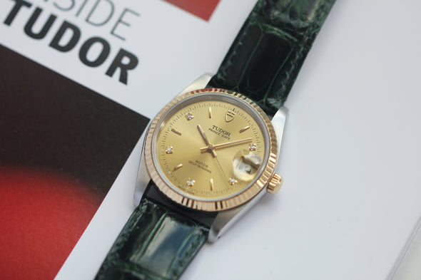 Tudor Prince Date 74033 rare diamond dial Watch
