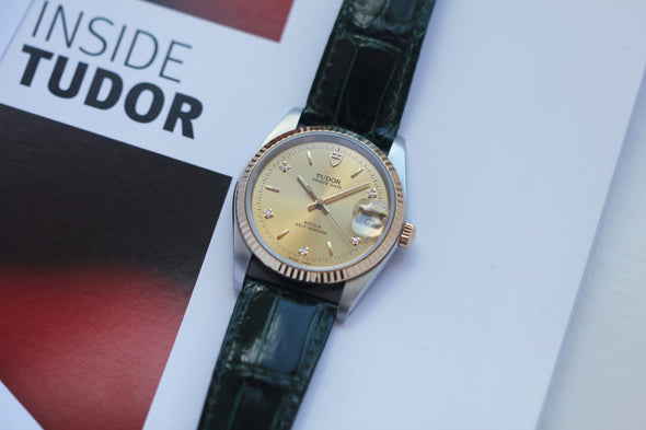 Tudor Prince Date 74033 rare diamond dial Watch