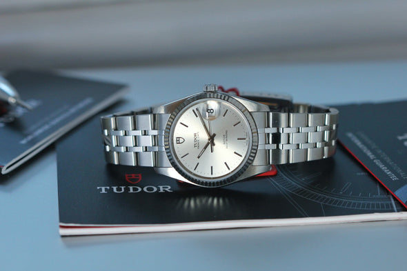 Tudor Prince Day 74034 Silver sunburst Dial Watch 2021 full-set