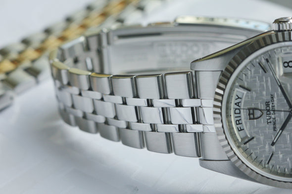 Tudor Prince Date-Day 76214 Automatic Linen dial watch