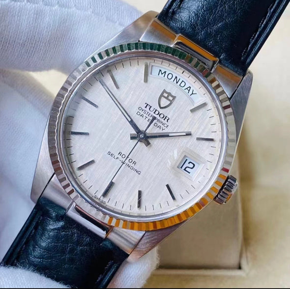 Tudor Prince Day-Date 76214 rare blue dial Watch