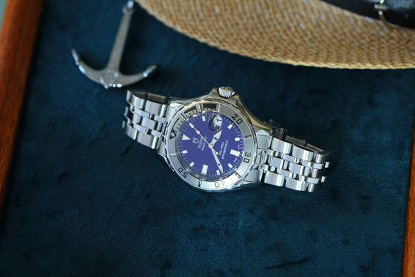Tudor Hydronaut 89190P blue dial watch full-set 2007