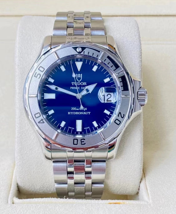 Tudor Hydronaut 89190P blue dial watch full-set 2007