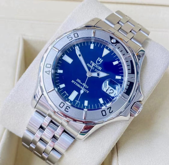 Tudor Hydronaut 89190P blue dial watch full-set 2007